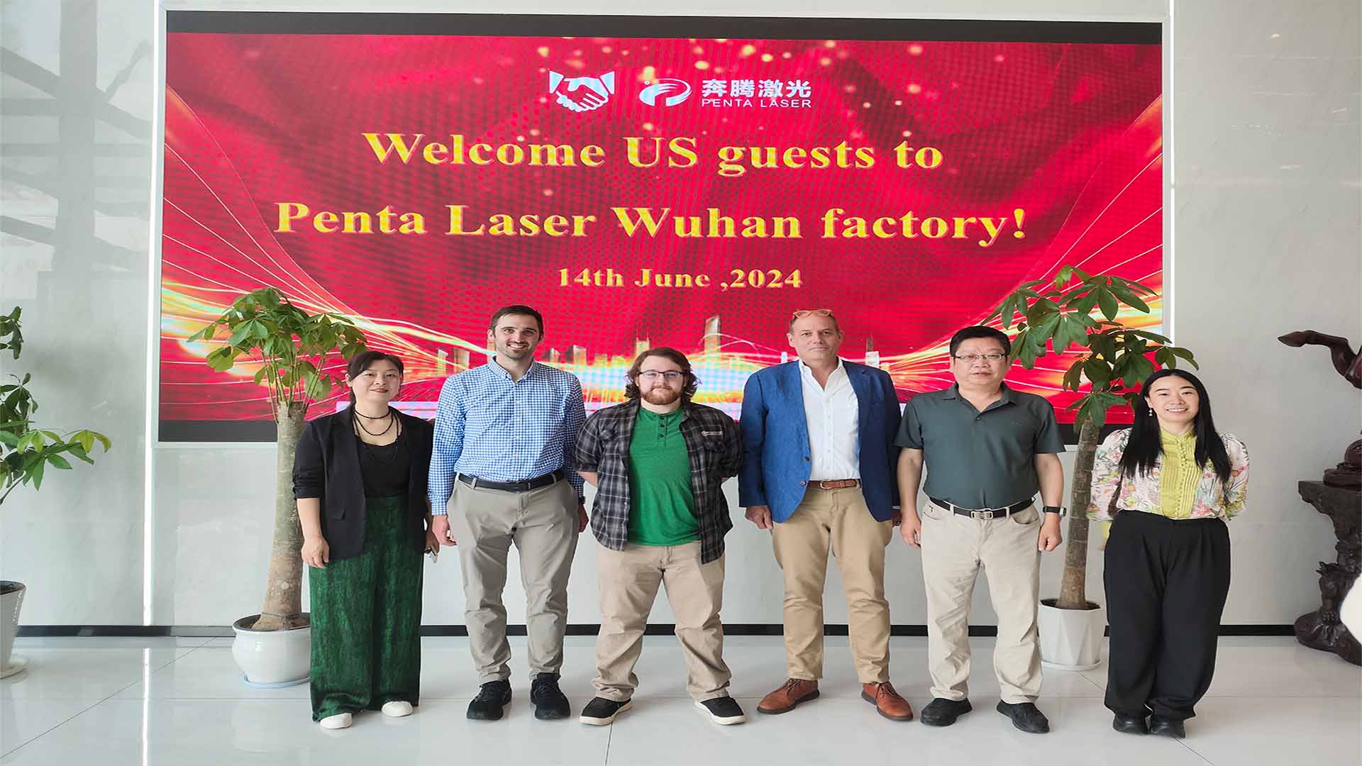 Penta Laser dá as boas-vindas aos clientes americanos novamente para demonstrar a força de sua tecnologia de corte a laser de ponta